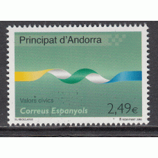 Andorra Española Correo 2010 Edifil 378  ** Mnh