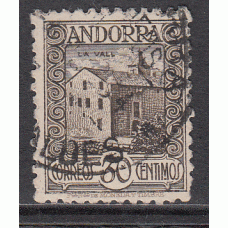 Andorra Española Sueltos 1931 Edifil 21d dentado 11½ Bonito usado