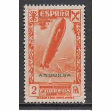 Andorra Española Sueltos Beneficencia Edifil 6 ** Mnh