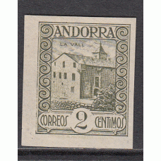 Andorra Española Variedades 1929 Edifil 15Ts ** Mnh