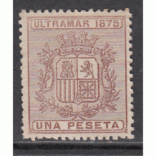 Cuba Sueltos 1875 Edifil 34 (*) Mng