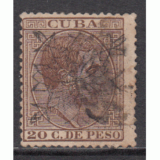 Cuba Sueltos 1883 Edifil 88 usado
