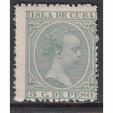 Cuba Sueltos 1891 Edifil 127 ** Mnh