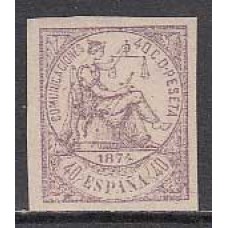 España I República 1874 Edifil 148s * Mh