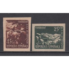 España II República 1938 Edifil 787A/8A ** Mnh