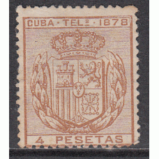 Cuba Sueltos Telegrafos Edifil 45 (*) Mng