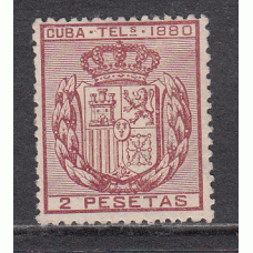 Cuba Sueltos Telegrafos Edifil 50 (*) Mng