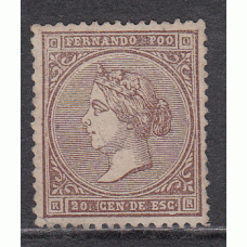 Fernando Poo Correo 1868 Edifil 1 (*) Mng  Muy bonito