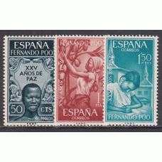 Fernando Poo Correo 1965 Edifil 239/41 ** Mnh