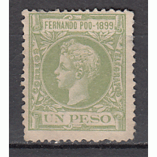 Fernando Poo Sueltos 1899 Edifil 68 (*) Mng  Normal