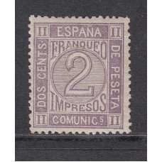 España Clásicos 1872 Edifil 116a * Mh  Bonito