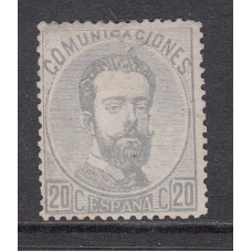 España Clásicos 1872 Edifil 123 * Mh  Normal