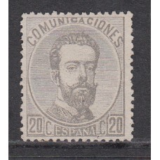 España Clásicos 1872 Edifil 123 (*) Mng  Firma Roig - Bonito