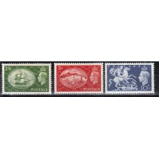 Gran Bretaña - Correo 1951 Yvert 256/8 ** Mnh Jorge VI