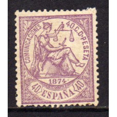 España I República 1874 Edifil 148 (*) Mng  Bonito