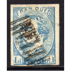 España Correo Carlista 1873 Edifil 156 Usado - Matasello Barra de Tolosa