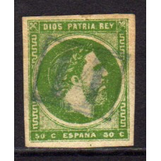 España Correo Carlista 1875 Edifil 160 Usado