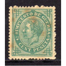 España Reinado Alfonso XII 1876 Edifil 183F (*) Mng  Falso época