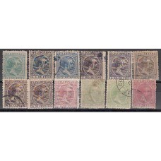 Filipinas Correo 1890 Edifil 76/87 usado