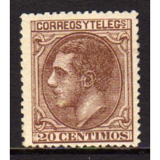 España Reinado Alfonso XII 1879 Edifil 203 * Mh  Bonito