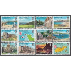 Alderney Correo Yvert 1/12 ** Mnh Vistas