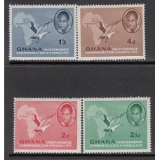 Ghana - Correo 1957 Yvert 10/3 ** Mnh  Fauna aves
