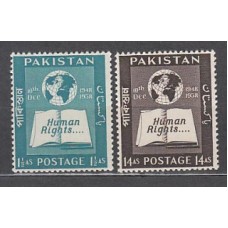 Pakistan - Correo Yvert 100/1 ** Mnh  Derechos del hombre