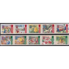 Jersey - Correo 2001 Yvert 1000/9 ** Mnh Navidad