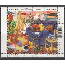 Singapur - Correo Yvert 1001/10 ** Mnh  Fauna