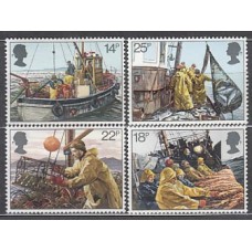 Gran Bretaña - Correo 1981 Yvert 1007/10 ** Mnh Pescaadores