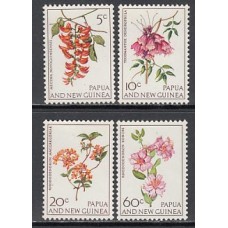 Papua y Nueva Guinea - Correo Yvert 101/4 ** Mnh Flores