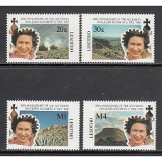 Lesotho - Correo Yvert 1013/6 ** Mnh  Isabel II