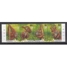 Singapur - Correo Yvert 1013/6 ** Mnh  Fauna