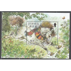 Jersey - Hojas Yvert 41 ** Mnh Año chino del caballo