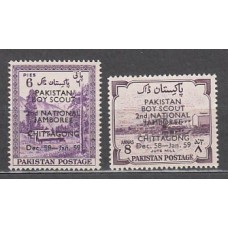 Pakistan - Correo Yvert 102/3 * Mh  Scoutismo