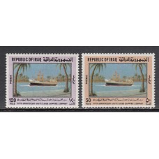 Irak - Correo Yvert 1021/2 ** Mnh  Barcos