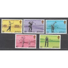 Jersey - Correo 2002 Yvert 1021/5 ** Mnh Deportes golf