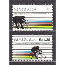 Venezuela - Correo 1978 Yvert 1022/3 ** Mnh Deportes. Ciclismo