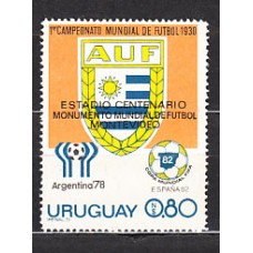 Uruguay - Correo 1979 Yvert 1023 ** Mnh Deportes. Fútbol