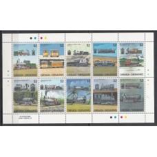 Grenada-Grenadines - Correo Yvert 1024/33 ** Mnh Trenes