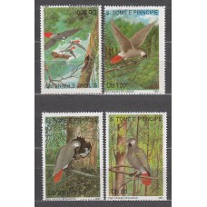 Santo Tomas y Principe - Correo Yvert 1026/9 ** Mnh  Fauna aves