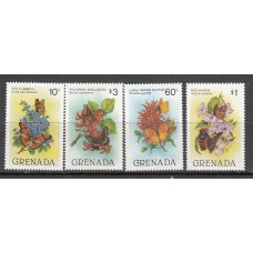 Grenada - Correo 1982 Yvert 1027/30 ** Mnh Fauna mariposas