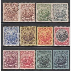 Barbados - Correo 1916 Yvert 103/13 */usado Mh/used
