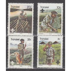 Transkey - Correo Yvert 103/106 ** Mnh  Scoutismo