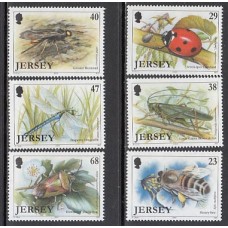Jersey - Correo 2002 Yvert 1032/37 ** Mnh Fauna insectos