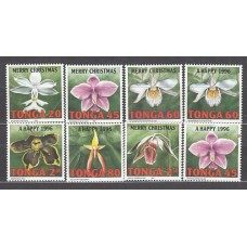 Tonga - Correo Yvert 1032/9 ** Mnh Flores. Orquideas