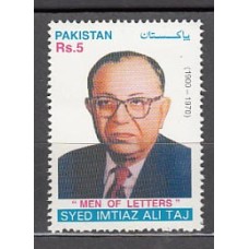 Pakistan - Correo Yvert 1032 ** Mnh  Syed Imtiaz Ali Taj