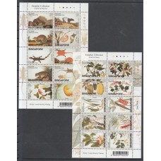 Singapur - Correo Yvert 1034/43 ** Mnh  Fauna