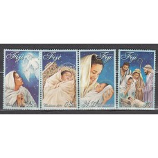 Fidji - Correo Yvert 1036/9 ** Mnh Navidad