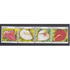 Mauricio - Correo Yvert 1036/9 ** Mnh  Flores